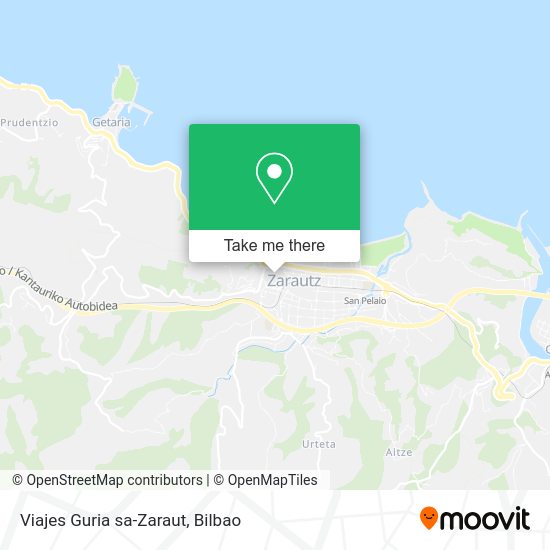 Viajes Guria sa-Zaraut map