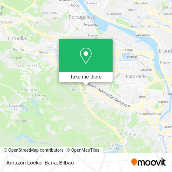 Amazon Locker-Baria map