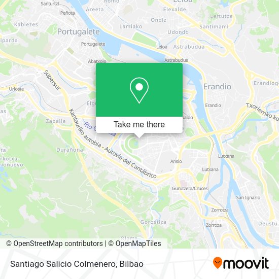 Santiago Salicio Colmenero map