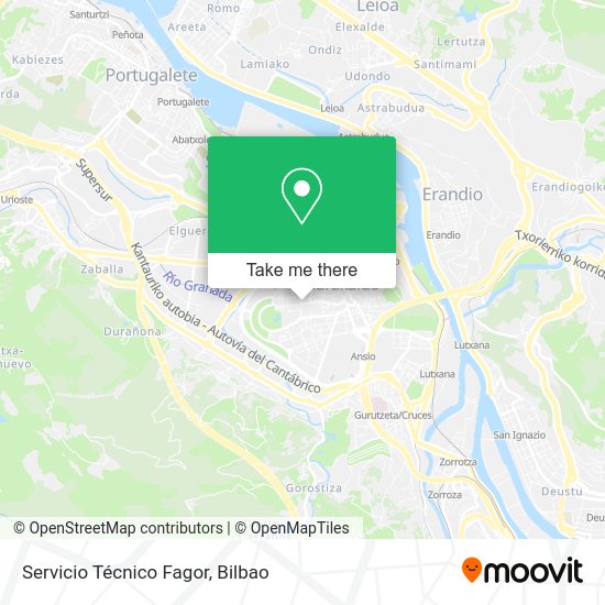 Servicio Técnico Fagor map