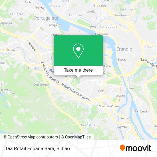 Día Retail Espana Bara map