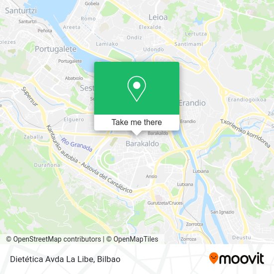 Dietética Avda La Libe map