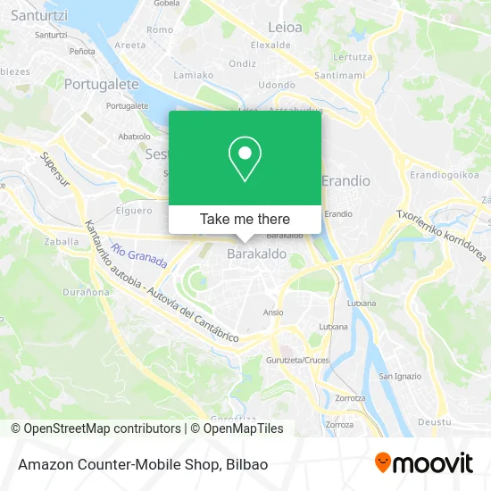 Amazon Counter-Mobile Shop map