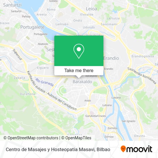 Centro de Masajes y Hosteopatia Masavi map