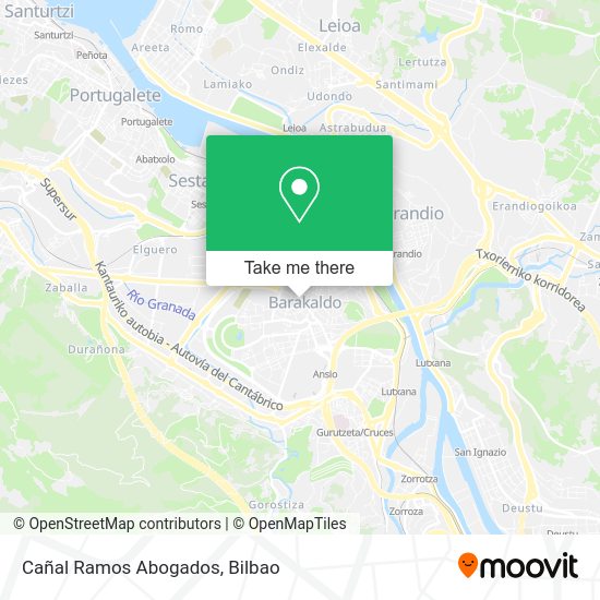 Cañal Ramos Abogados map