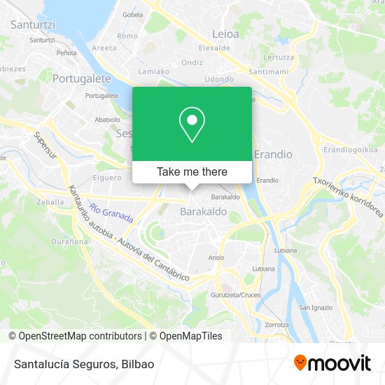 Santalucía Seguros map