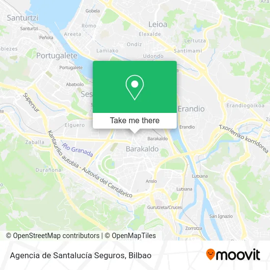 Agencia de Santalucía Seguros map