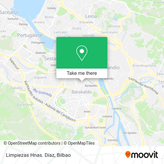 Limpiezas Hnas. Díaz map