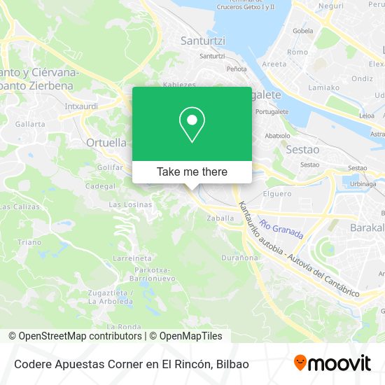Codere Apuestas Corner en El Rincón map