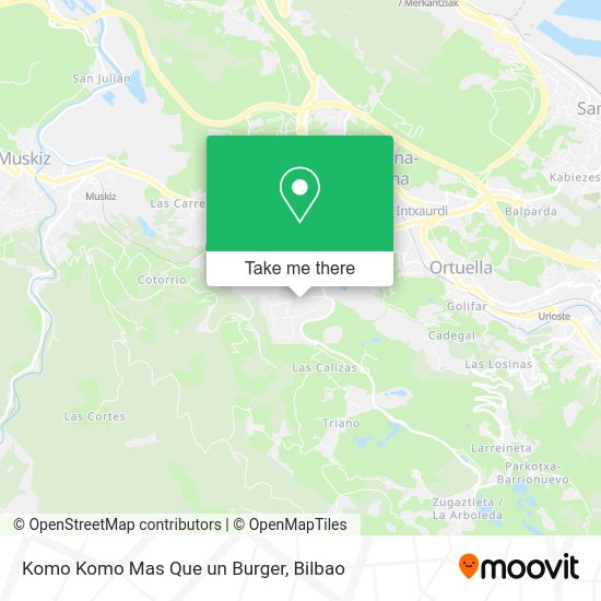 Komo Komo Mas Que un Burger map
