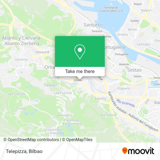 Telepizza map