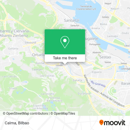 mapa Calma