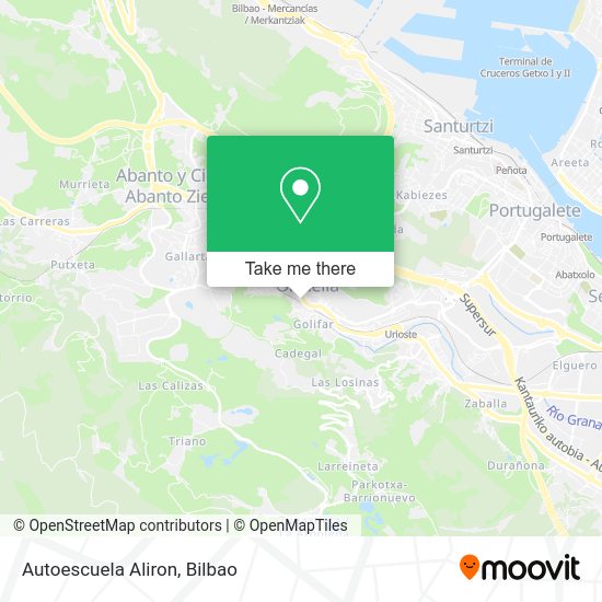Autoescuela Aliron map