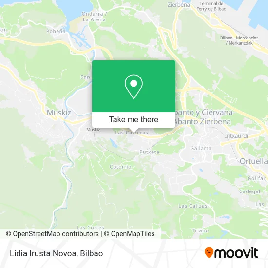 Lidia Irusta Novoa map