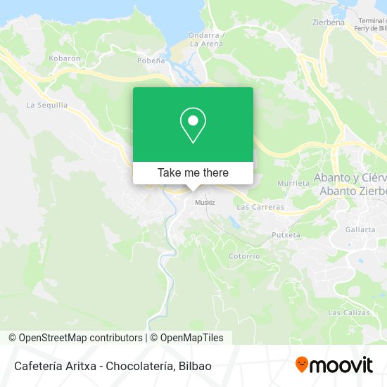 Cafetería Aritxa - Chocolatería map