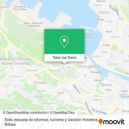 Eide, escuela de Idiomas, turismo y Gestión Hotelera map