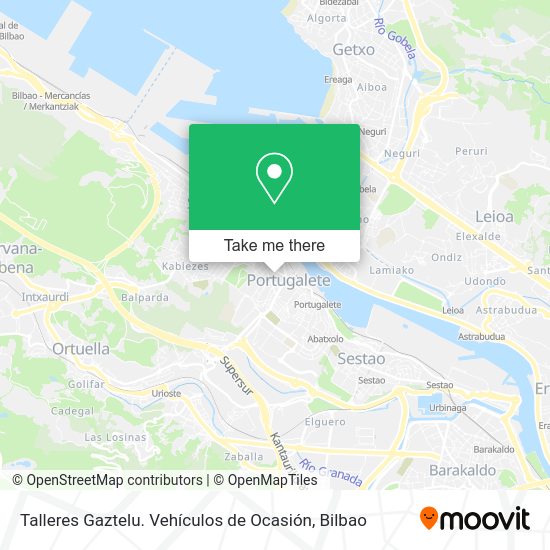 Talleres Gaztelu. Vehículos de Ocasión map