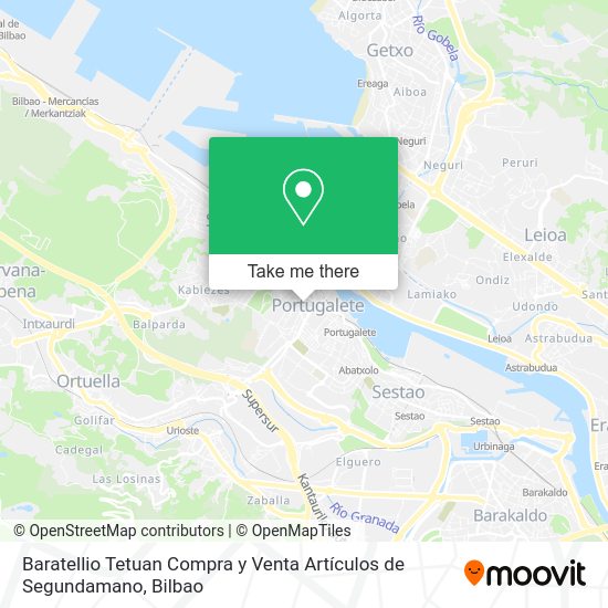 Baratellio Tetuan Compra y Venta Artículos de Segundamano map