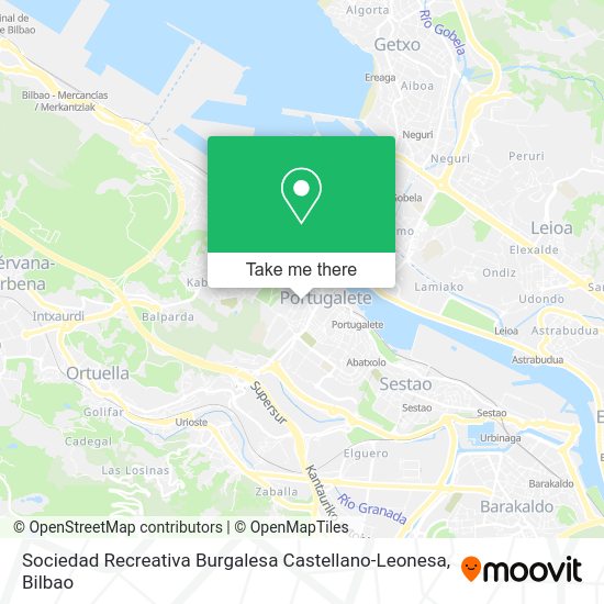 Sociedad Recreativa Burgalesa Castellano-Leonesa map