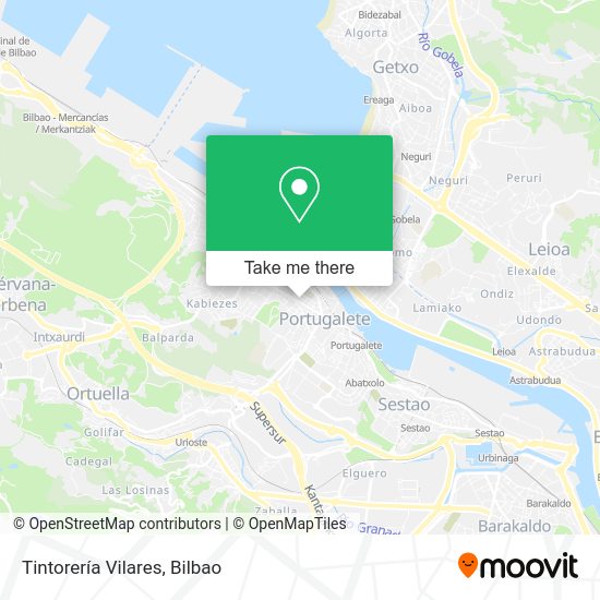 Tintorería Vilares map