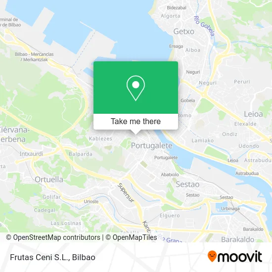 Frutas Ceni S.L. map