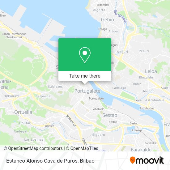 Estanco Alonso Cava de Puros map