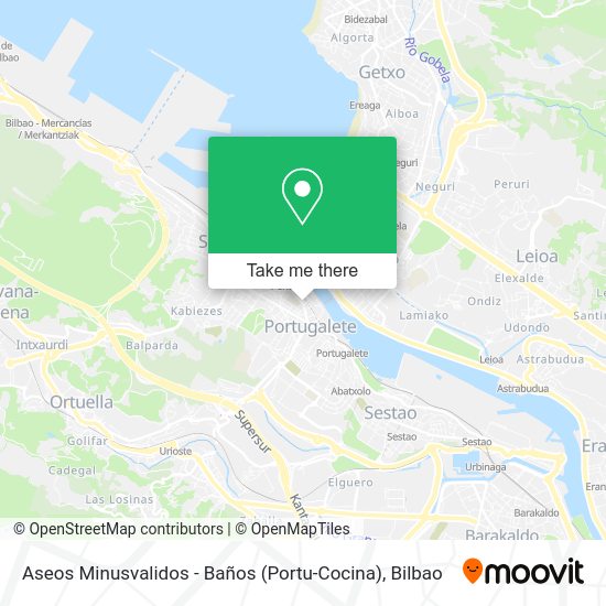 Aseos Minusvalidos - Baños (Portu-Cocina) map