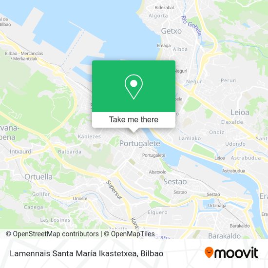 Lamennais Santa María Ikastetxea map
