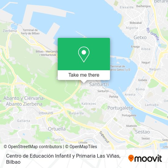 Centro de Educación Infantil y Primaria Las Viñas map