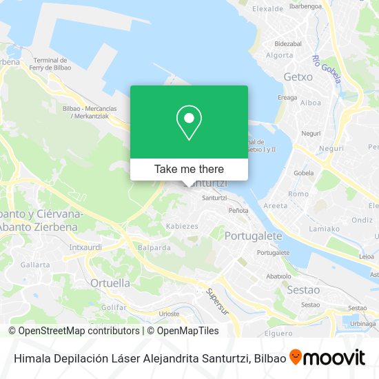 Himala Depilación Láser Alejandrita Santurtzi map