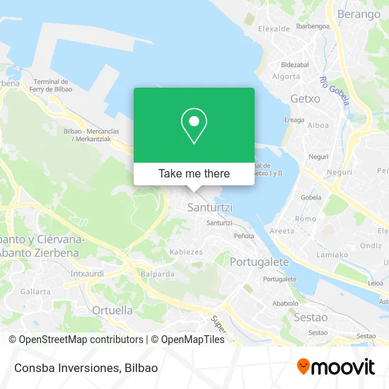 Consba Inversiones map