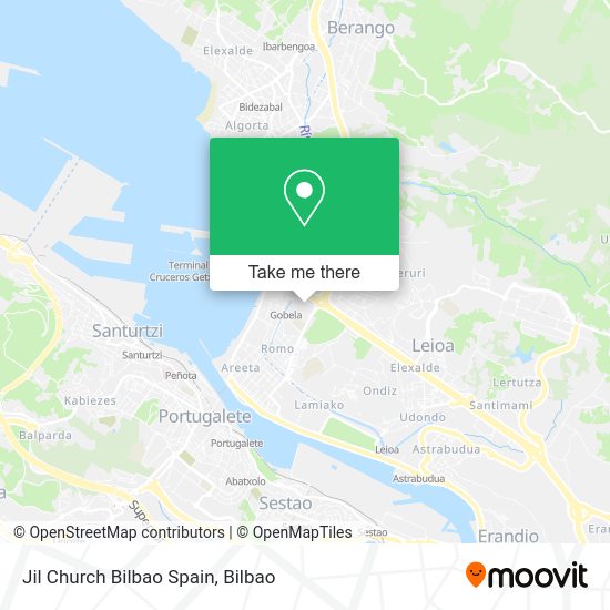 Jil Church Bilbao Spain map