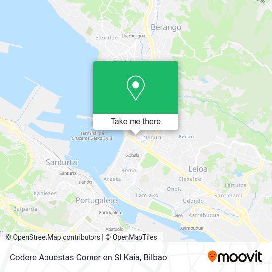 Codere Apuestas Corner en Sl Kaia map