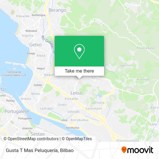 Gusta T Mas Peluquería map