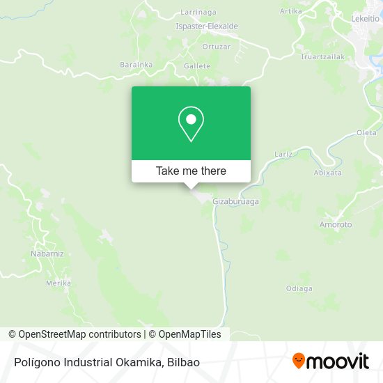 Polígono Industrial Okamika map