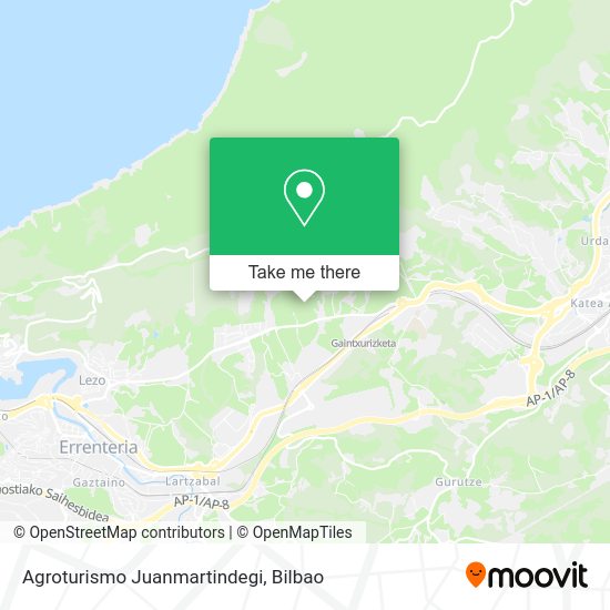 Agroturismo Juanmartindegi map