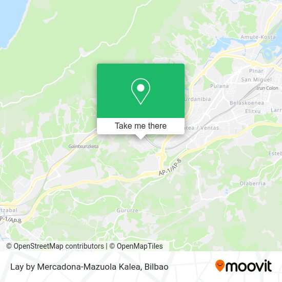 Lay by Mercadona-Mazuola Kalea map