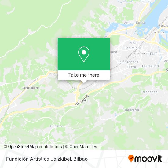 Fundición Artística Jaizkibel map