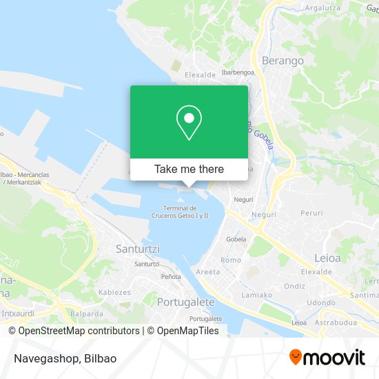 Navegashop map