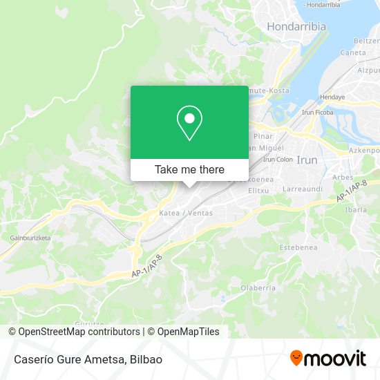 Caserío Gure Ametsa map