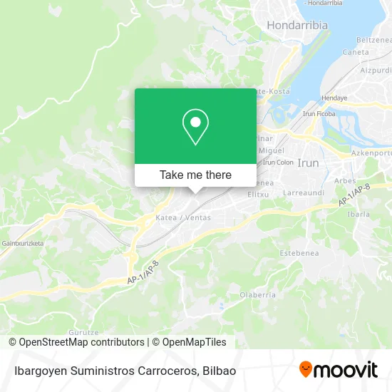 mapa Ibargoyen Suministros Carroceros