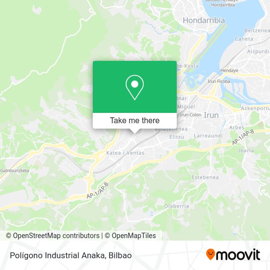 Polígono Industrial Anaka map