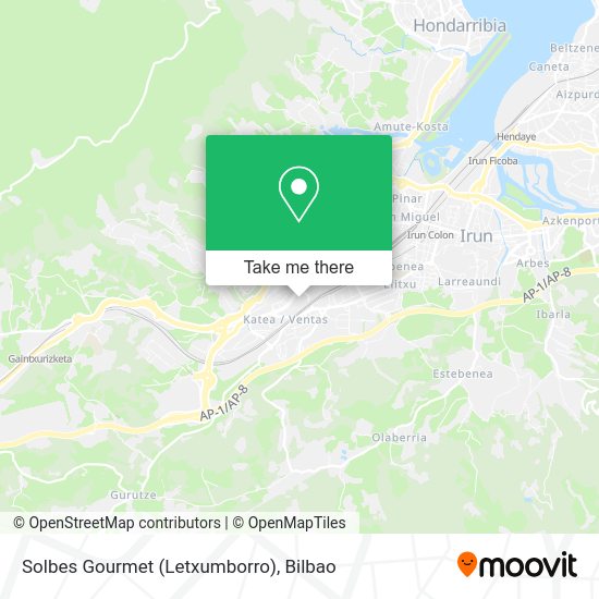 Solbes Gourmet (Letxumborro) map
