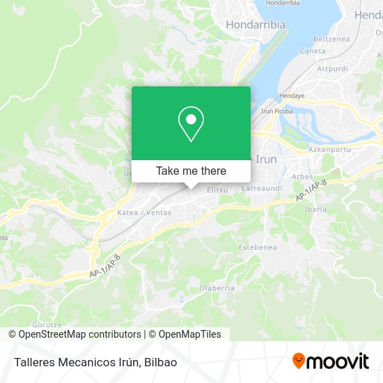 Talleres Mecanicos Irún map
