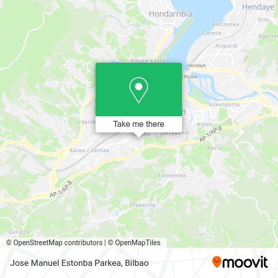 Jose Manuel Estonba Parkea map