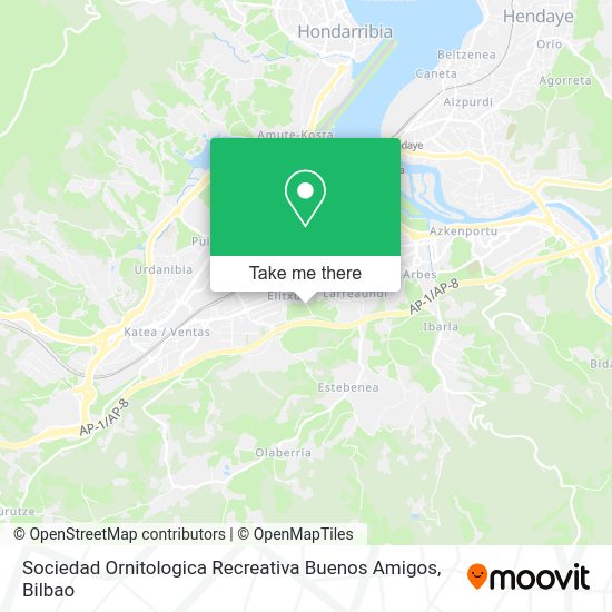 Sociedad Ornitologica Recreativa Buenos Amigos map