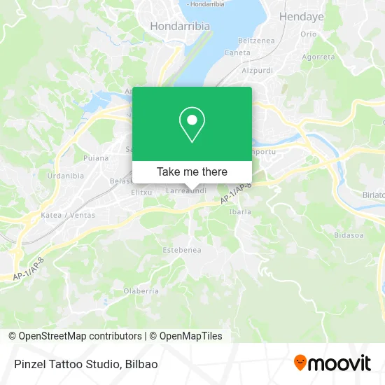 Pinzel Tattoo Studio map