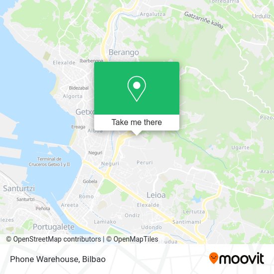 Phone Warehouse map