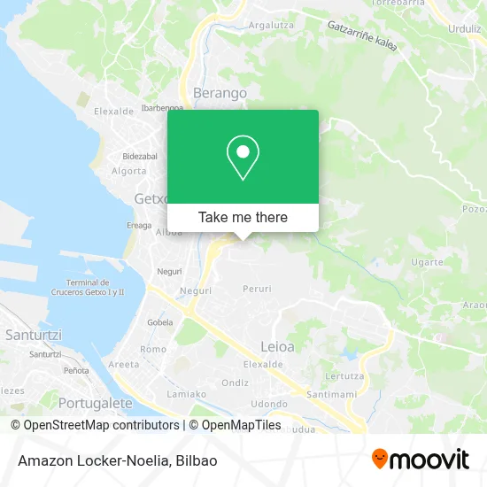 Amazon Locker-Noelia map