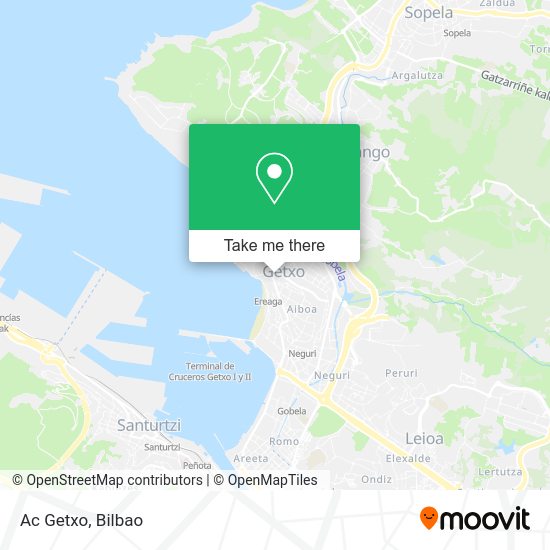 Ac Getxo map